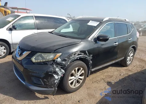 2014 Nissan Rogue Sv z USA, uszkodzony, nr VIN 5N1AT2MT9EC772753